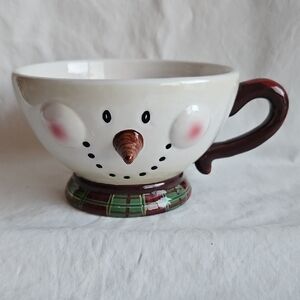 New Creations Snowman Ceramic Mug.